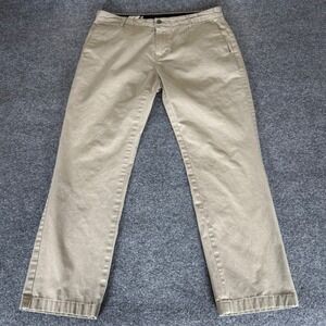 Volcom Chino Pants Mens 34‎ Beige Straight Leg Casual Skate Grunge Y2K Style